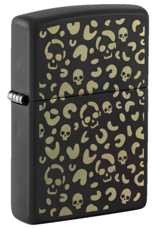 Zippo 218 Skull Leopard Design