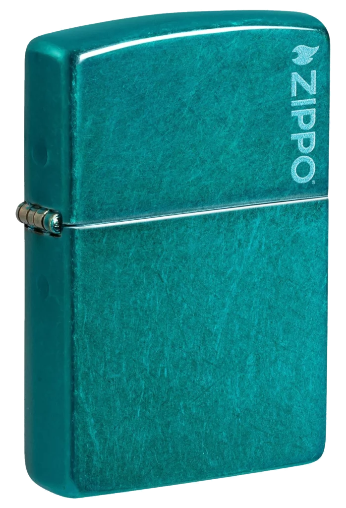 Zippo Candy Teal Zippo Logo