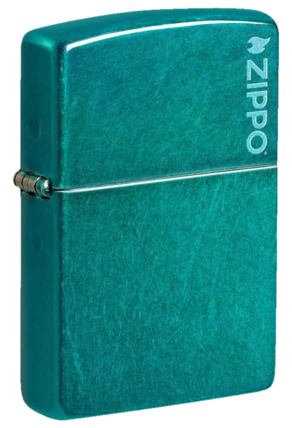 Zippo Candy Teal Zippo Logo
